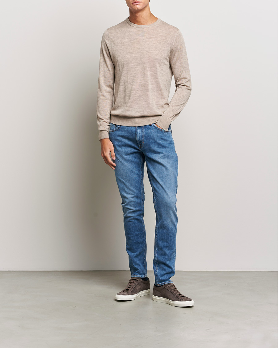 Herren | Pullover | Tiger of Sweden | Nichols Crew Neck Pullover Beige Melange