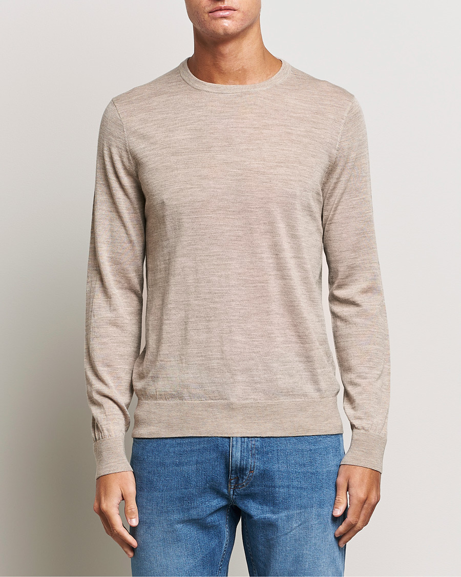 Herren |  | Tiger of Sweden | Nichols Crew Neck Pullover Beige Melange