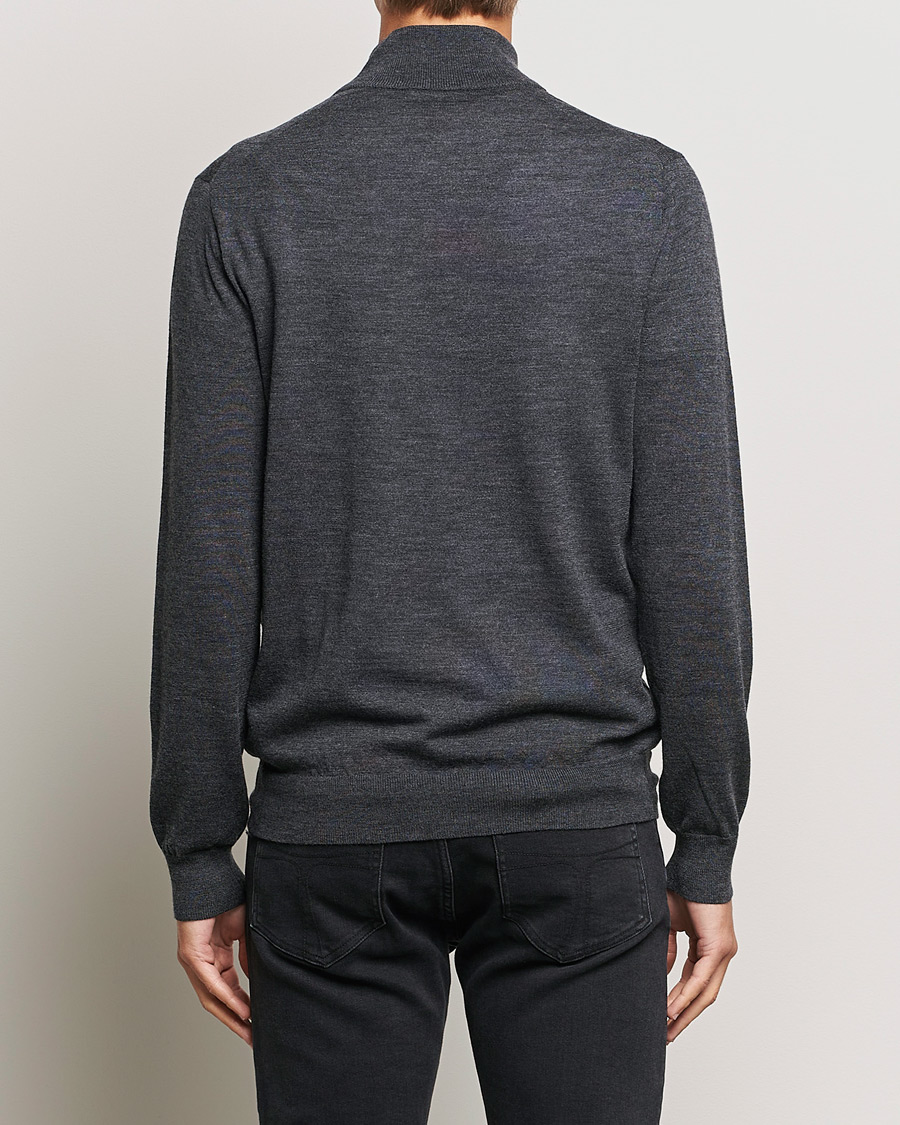 Mens merino half best sale zip