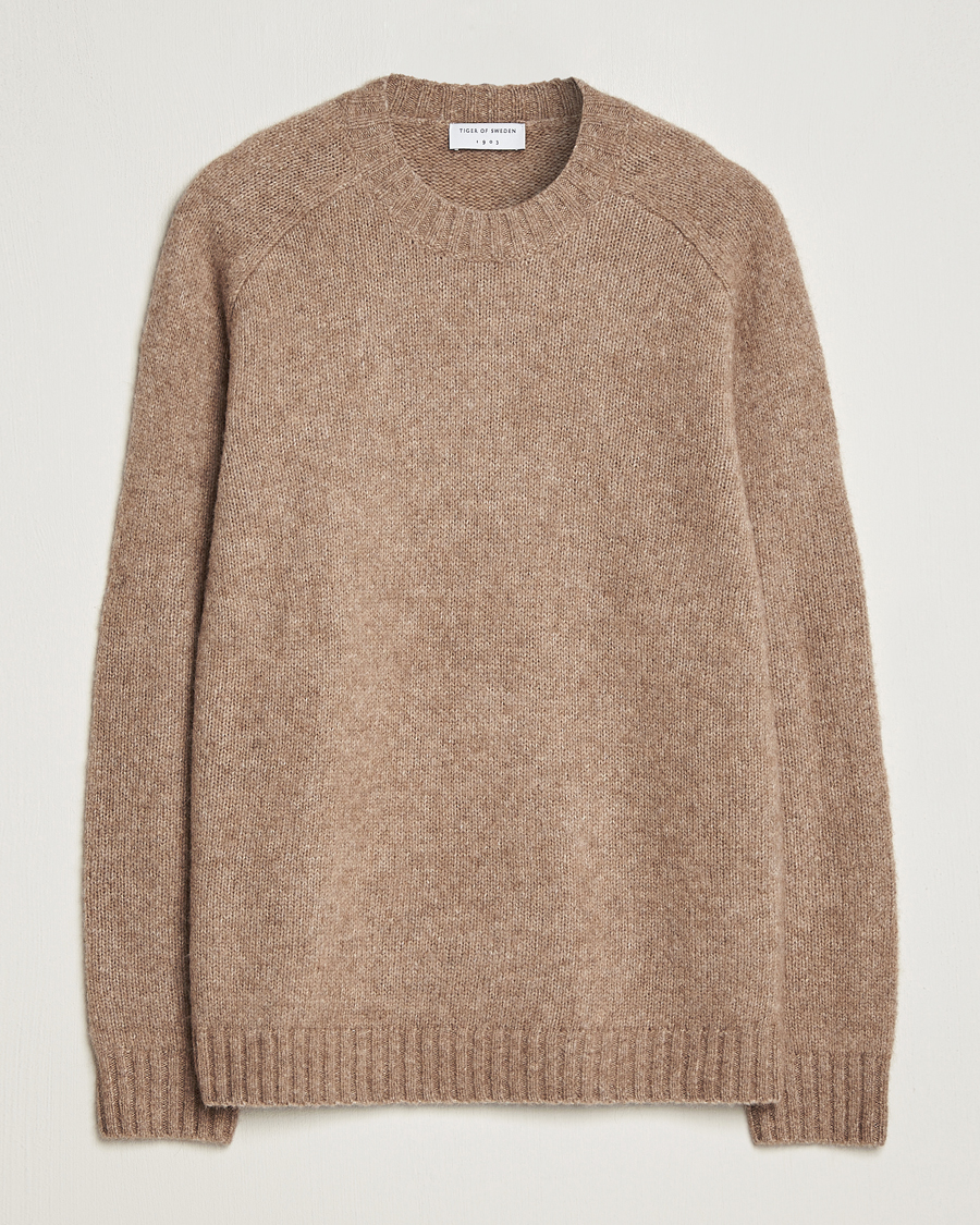 Herren | Pullover | Tiger of Sweden | Adryan Crew Neck Pullover Olive Grey