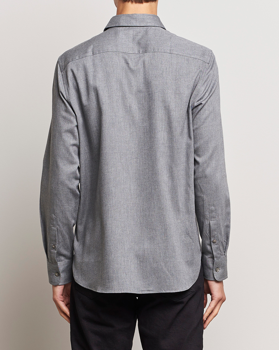 Herren | Hemden | Tiger of Sweden | Benjamin Flannel Shirt Grey Melange