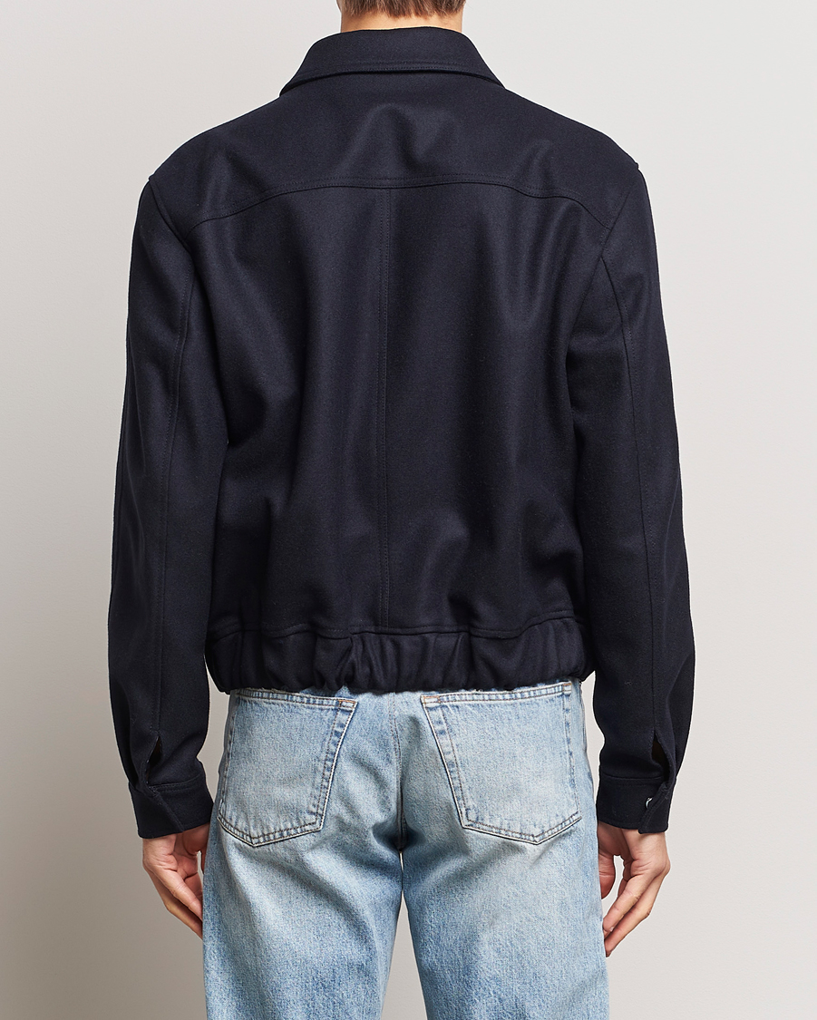 Herren | Jacken | Tiger of Sweden | Eeven Wool Pilot Bomber Jacket Light Ink