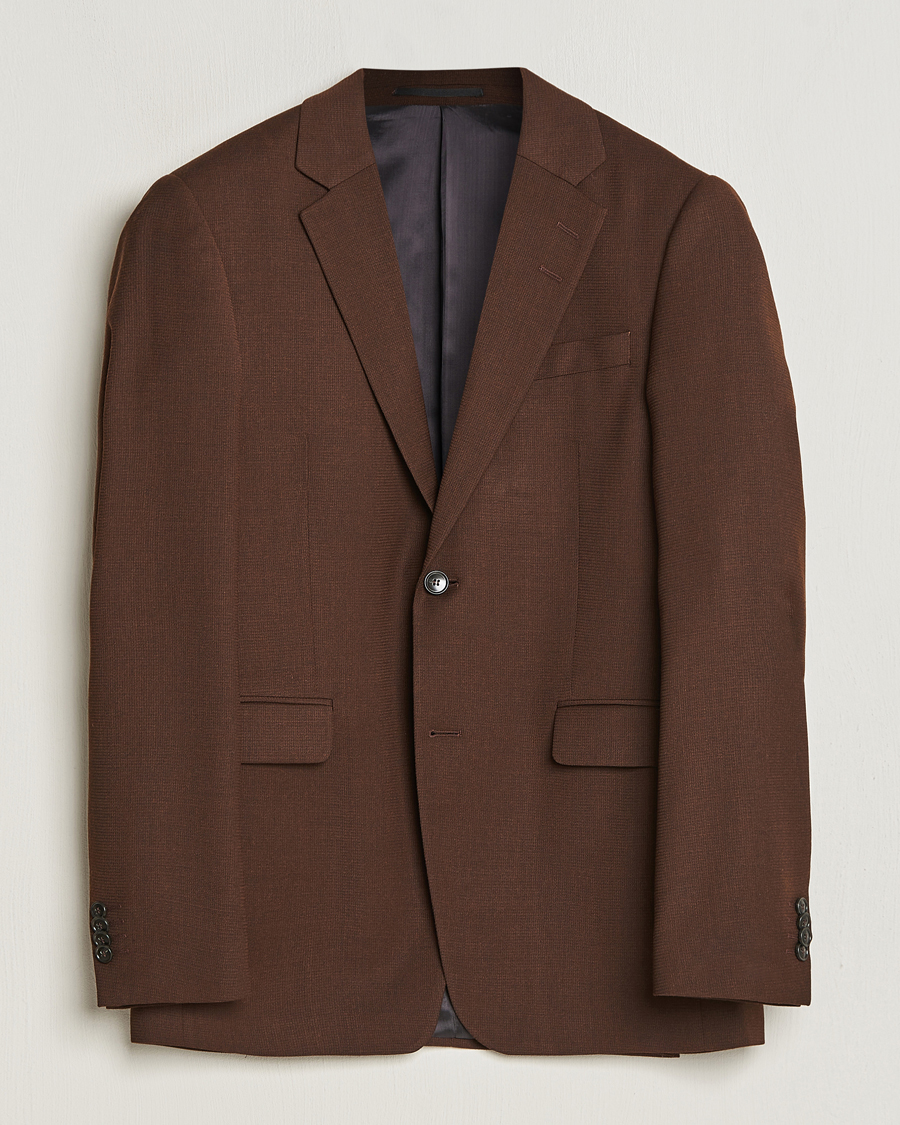 Herren | Sakkos | Tiger of Sweden | Justinn Travel Structure Blazer Golden Brown