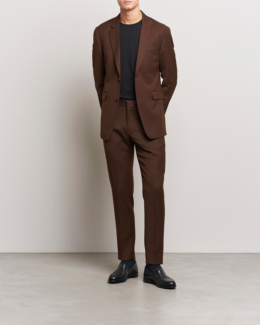 Herren | Hosen | Tiger of Sweden | Tenutas Travel Structure Trousers Golden Brown
