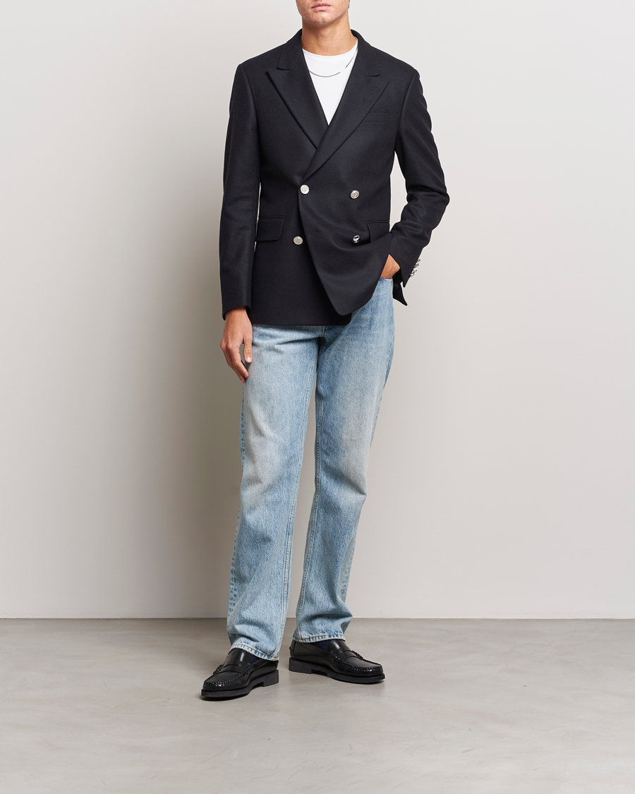 Herren | Sakkos | Tiger of Sweden | 1903 Double Breasted Wool Blazer Dark Ink