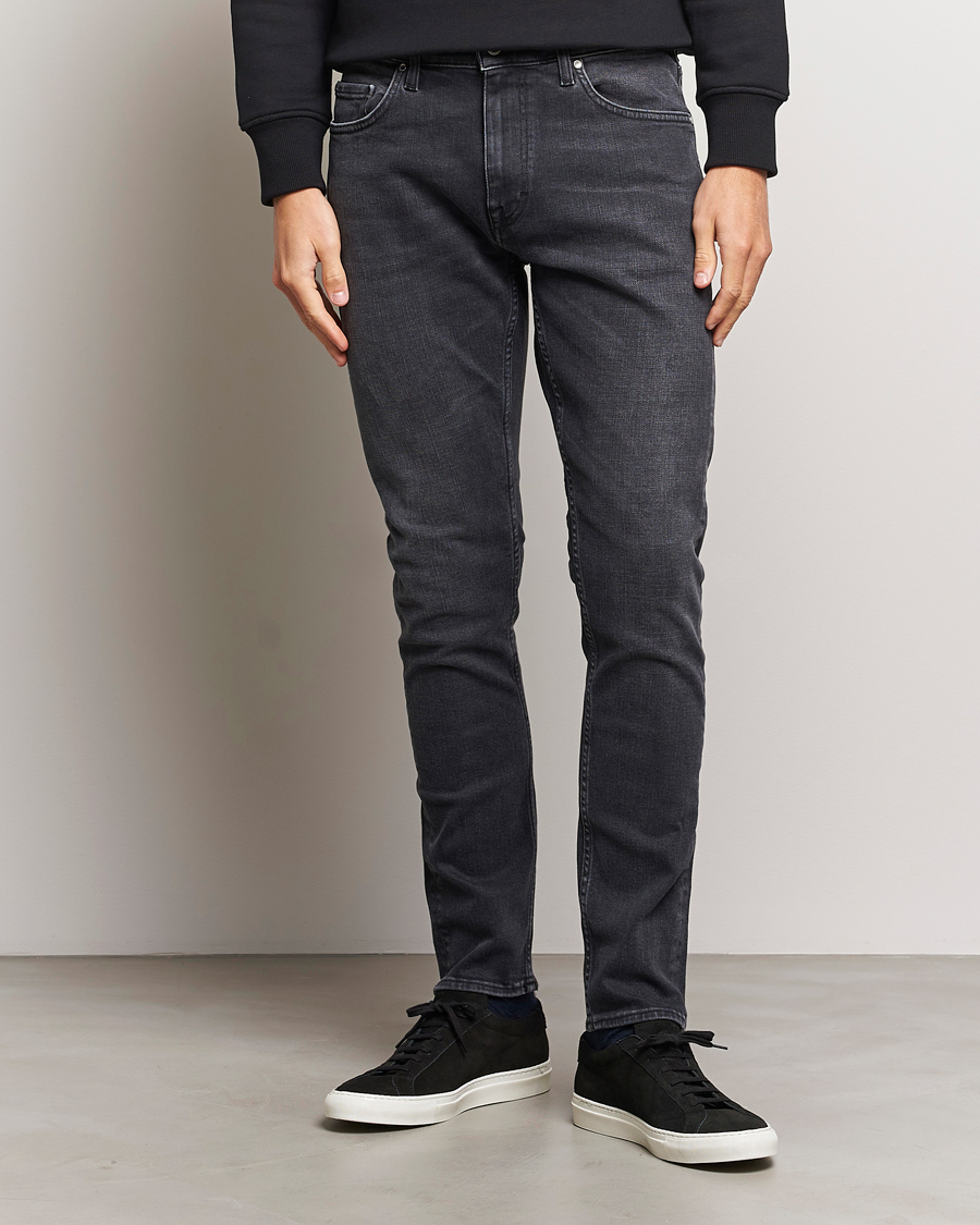 Herren | Jeans | Tiger of Sweden | Pistolero Stretch Cotton Jeans Black