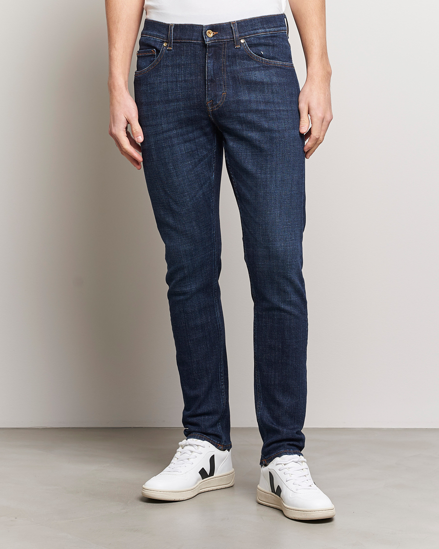 Herren |  | Tiger of Sweden | Evolve Cotton Jeans Medium Blue