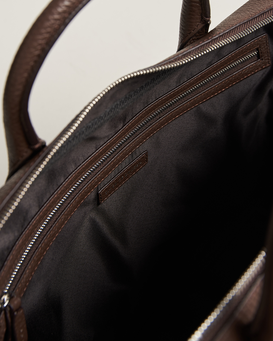 Herren | Tiger of Sweden Beckholmen Leather Briefcase Brown | Tiger of Sweden | Beckholmen Leather Briefcase Brown
