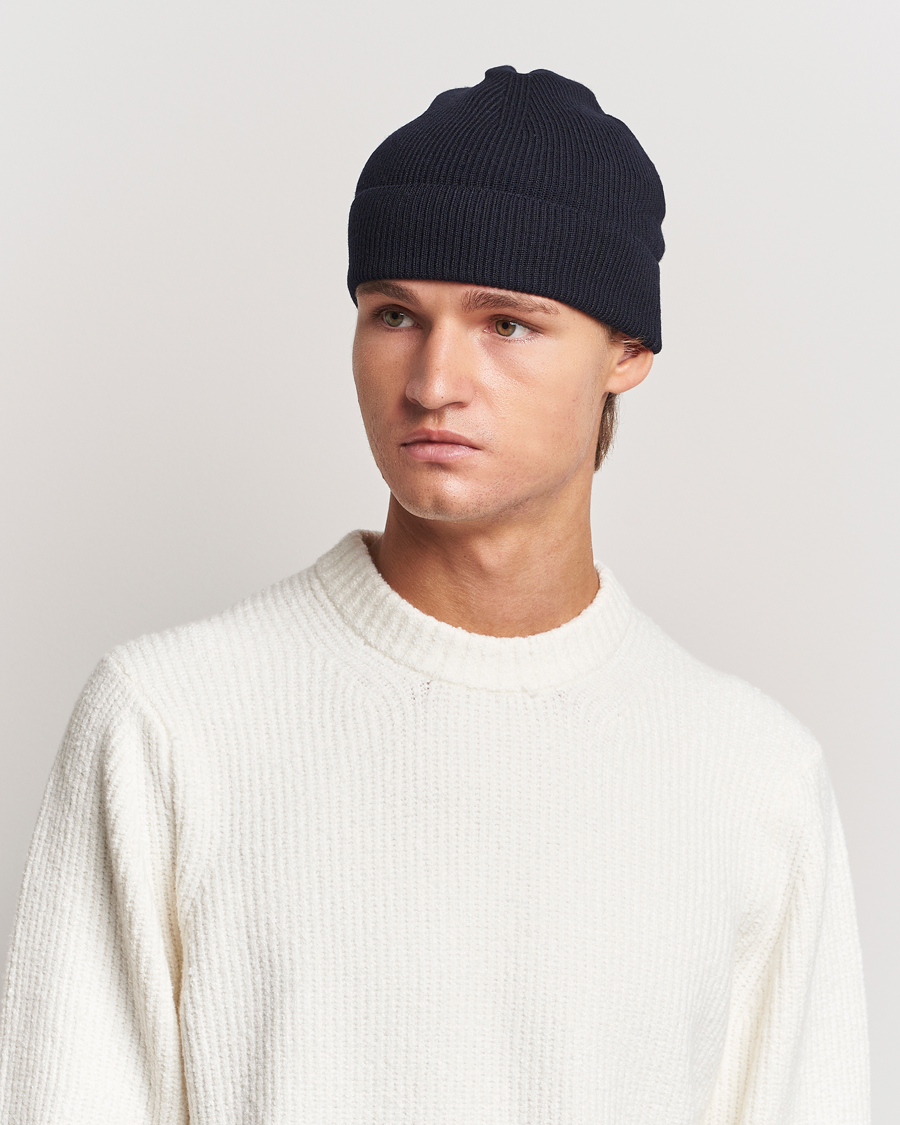 Herren | Tiger of Sweden Hedqvist Wool Beanie Light Ink | Tiger of Sweden | Hedqvist Wool Beanie Light Ink