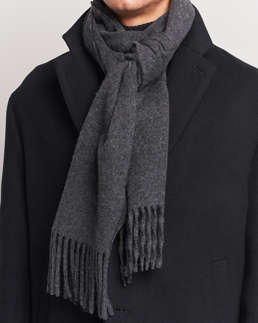 Herren | Tiger of Sweden Sylan Wool Scarf Grey Melange | Tiger of Sweden | Sylan Wool Scarf Grey Melange