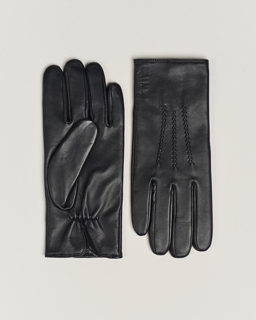 Herren | Tiger of Sweden Garvin Leather Gloves Black | Tiger of Sweden | Garvin Leather Gloves Black