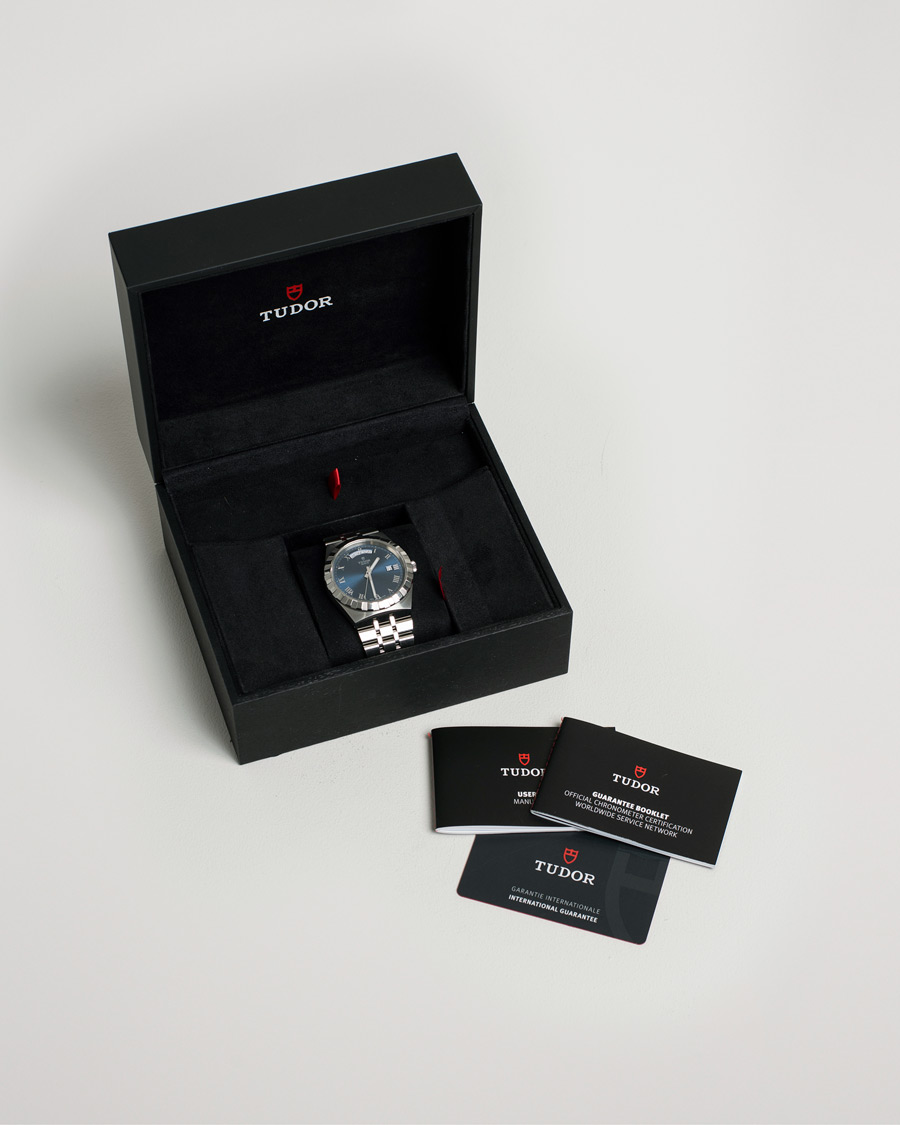 Herren | Pre-Owned & Vintage Watches | Tudor Pre-Owned | Royal Date Day 28600-91060 Steel Blue