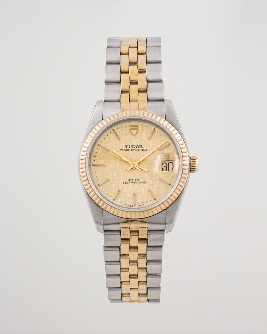 Herren | Pre-Owned & Vintage Watches | Tudor Pre-Owned | Prince Oysterdate 74033 Gold Steel Gold