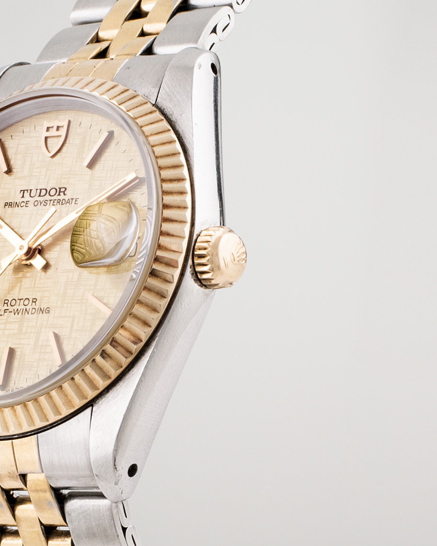 Herren | Pre-Owned & Vintage Watches | Tudor Pre-Owned | Prince Oysterdate 74033 Gold Steel Gold