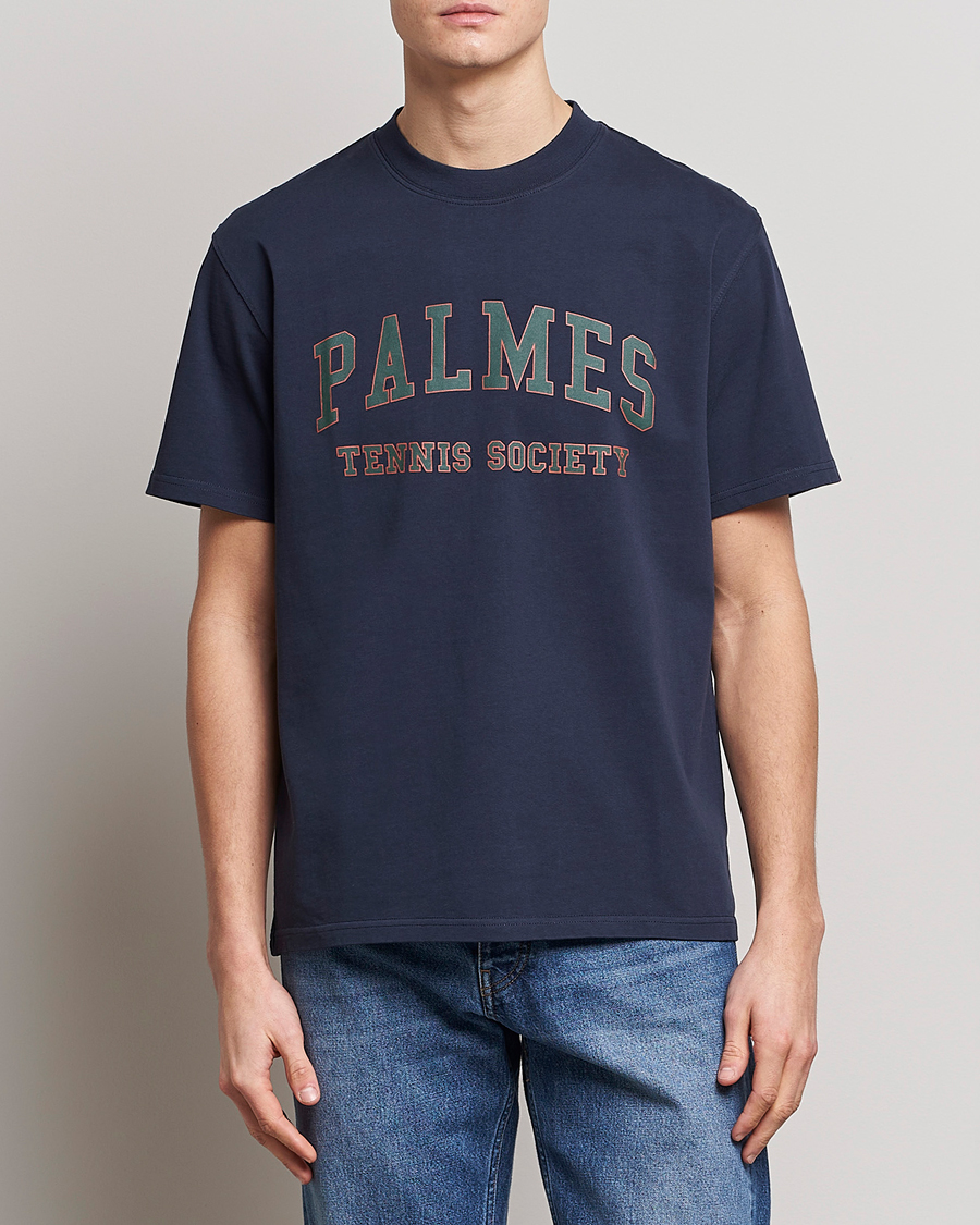 Herren | Palmes | Palmes | Ivan T-Shirt Navy