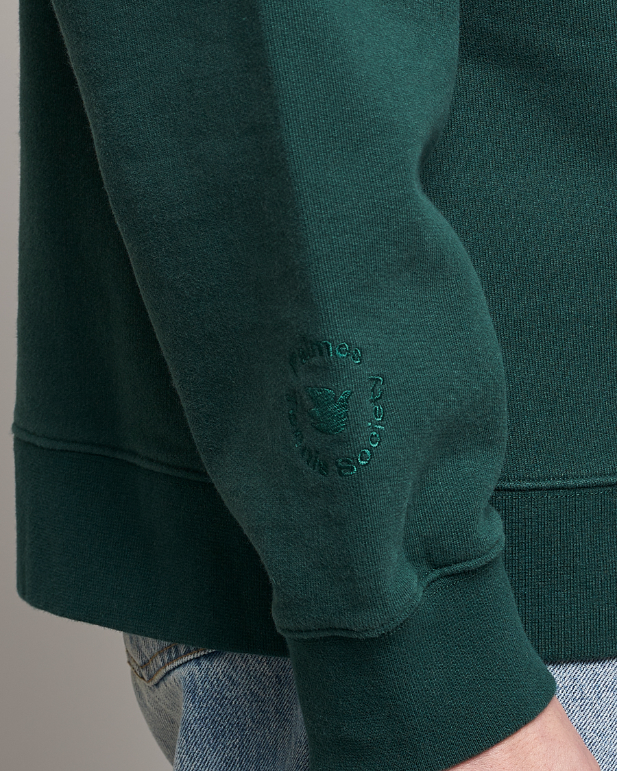 Herren | Pullover | Palmes | Jojo Zip Sweater Dark Green