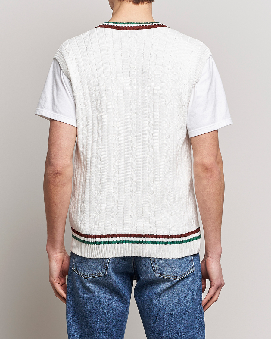 Herren | Pullover | Palmes | James Knitted Vest White