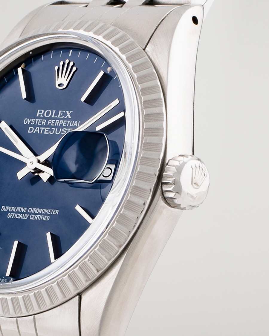 Herren | Pre-Owned & Vintage Watches | Rolex Pre-Owned | Datejust 16030 Oyster Perpetual Steel Blue