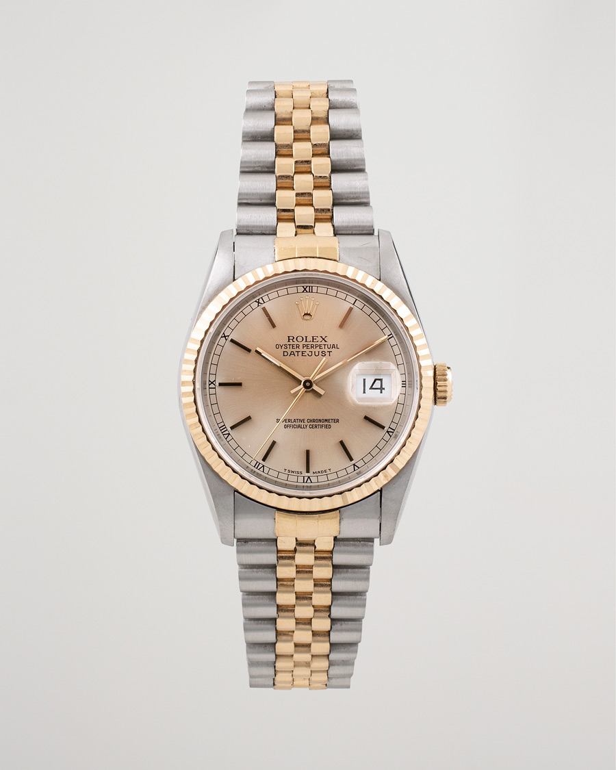 Herren | Pre-Owned & Vintage Watches | Rolex Pre-Owned | Datejust 16233 Oyster Perpetual Steel/Gold Gold