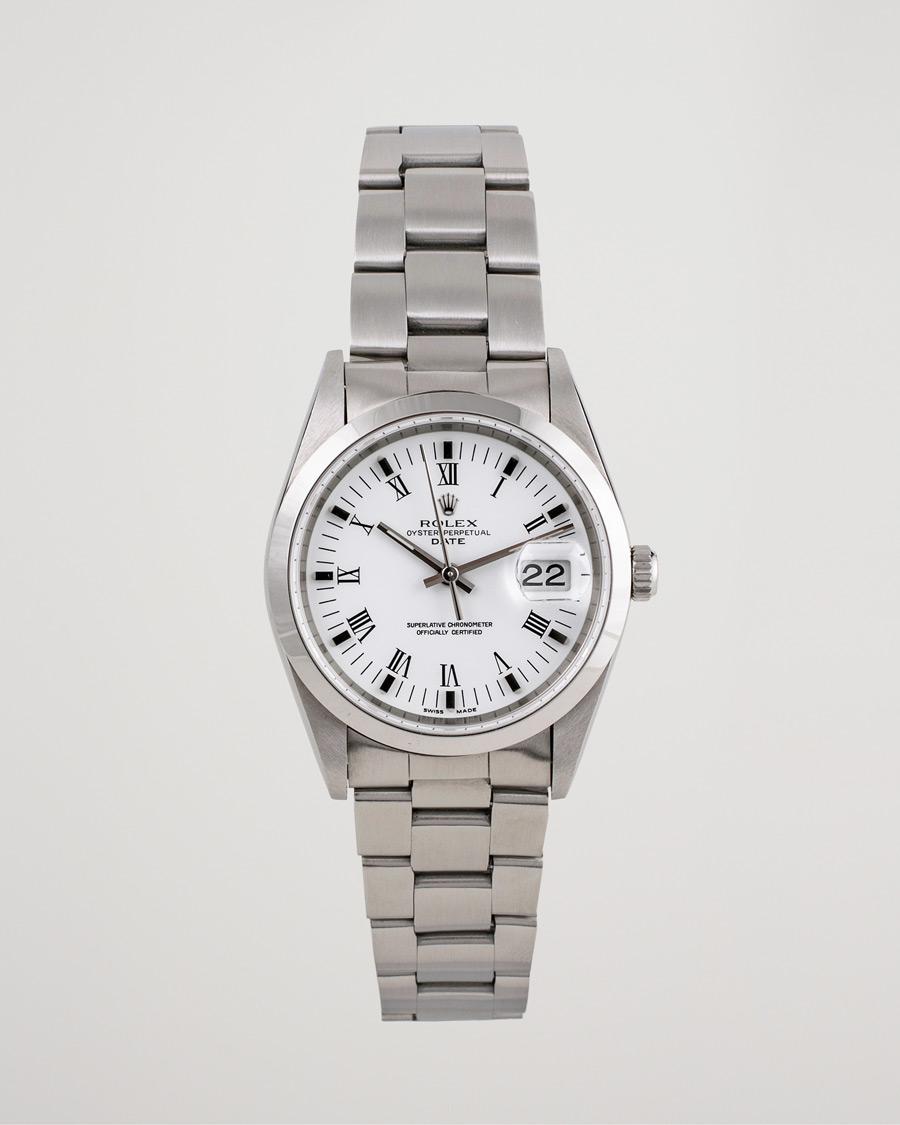 Herren | Pre-Owned & Vintage Watches | Rolex Pre-Owned | Date 15200 Oyster Perpetual Steel White