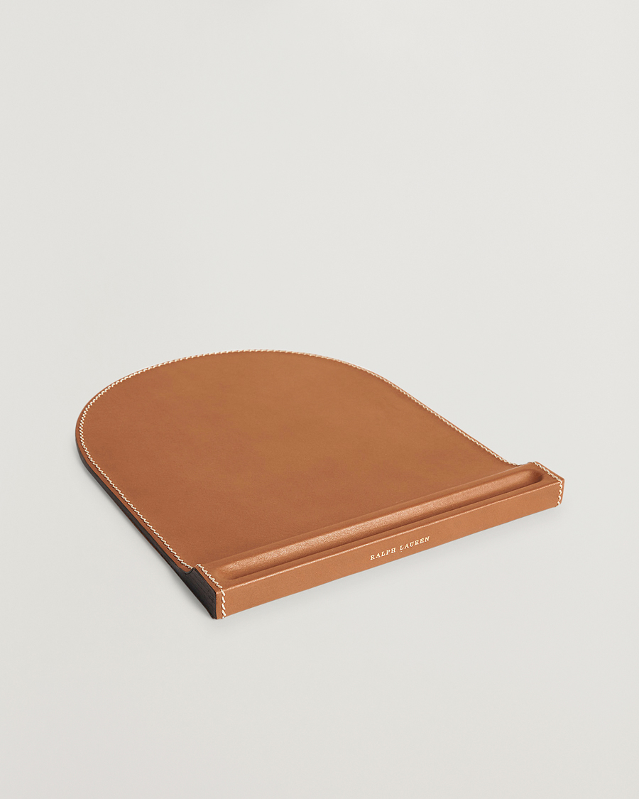 Men | Ralph Lauren Home | Ralph Lauren Home | Brennan Leather Mouse Pad Saddle Brown