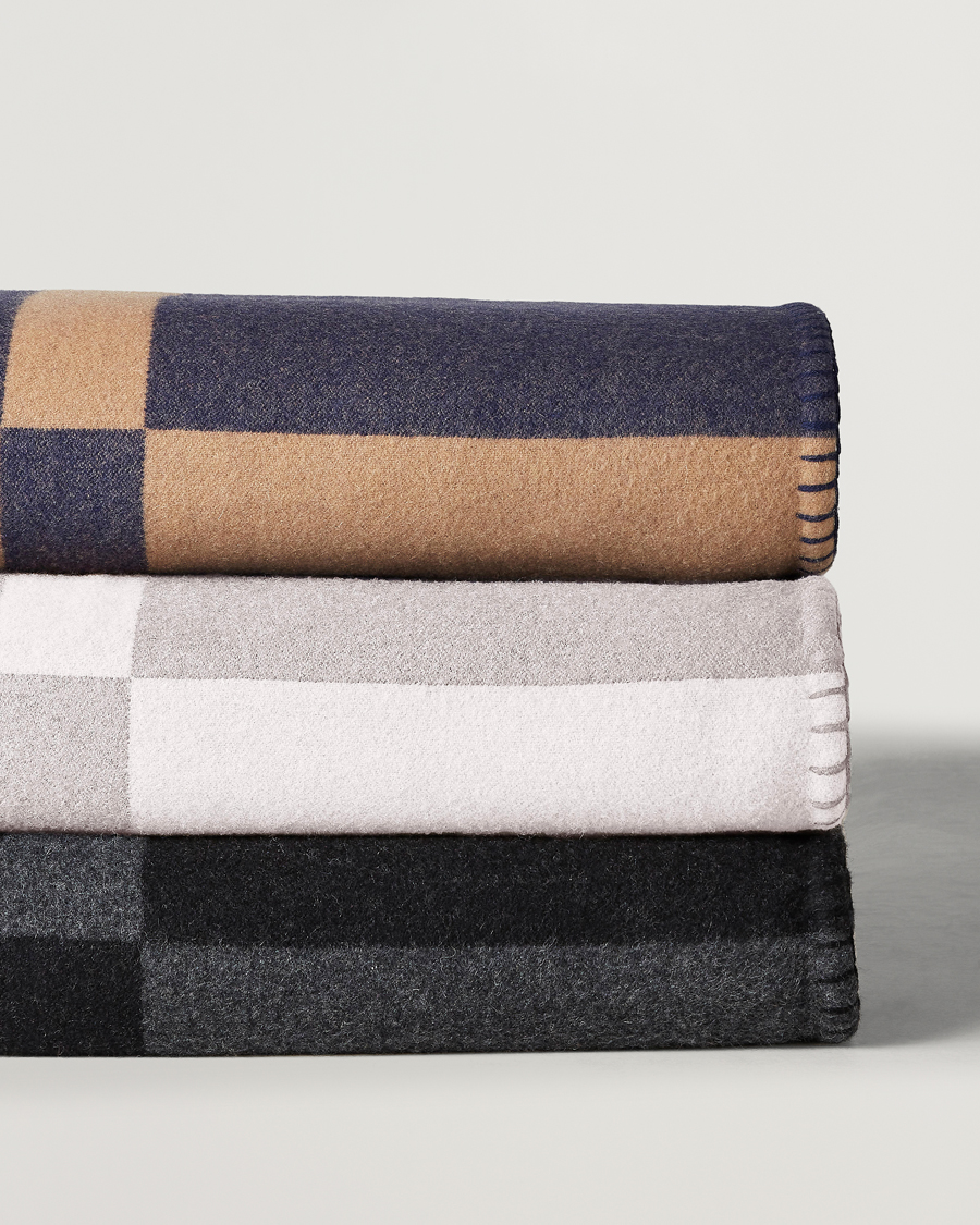 Herren | Textilien | Ralph Lauren Home | Northam RL Graphic Colour Block Wool Throw Camel/Navy