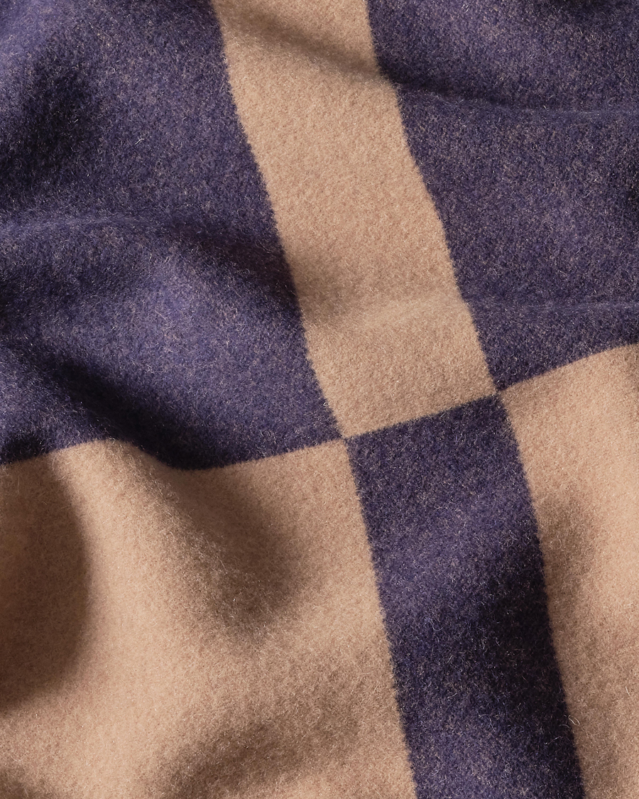 Herren | Ralph Lauren Home Northam RL Graphic Colour Block Wool Throw Camel/Navy | Ralph Lauren Home | Northam RL Graphic Colour Block Wool Throw Camel/Navy