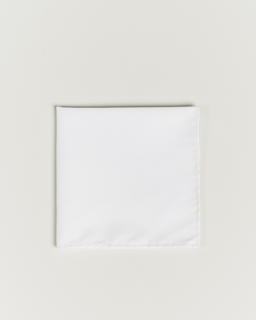 Herren |  | Eton | Signature Twill Pocket Square White