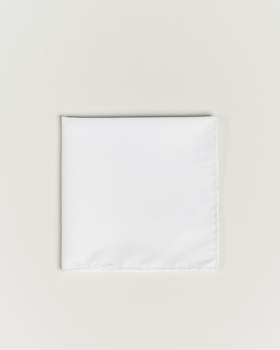Herren | Einstecktücher | Eton | Signature Twill Pocket Square White