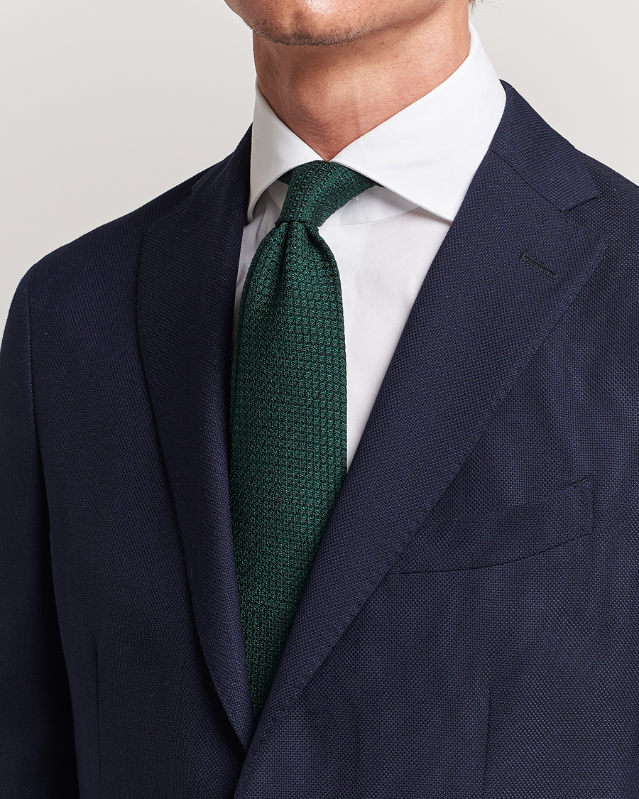 Herren | Business & Beyond | Eton | Grenadine Tie Dark Green