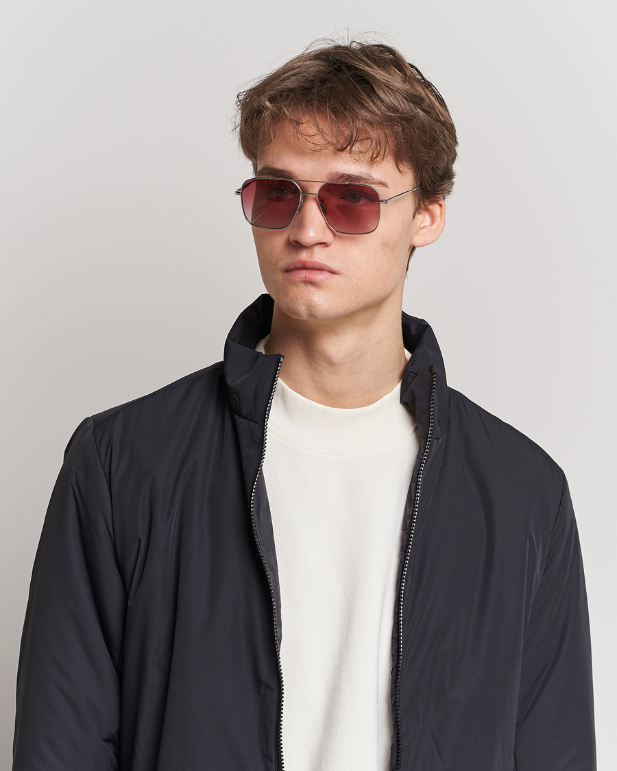Herren | | CHIMI | Aviator Sunglasses Frosted Red
