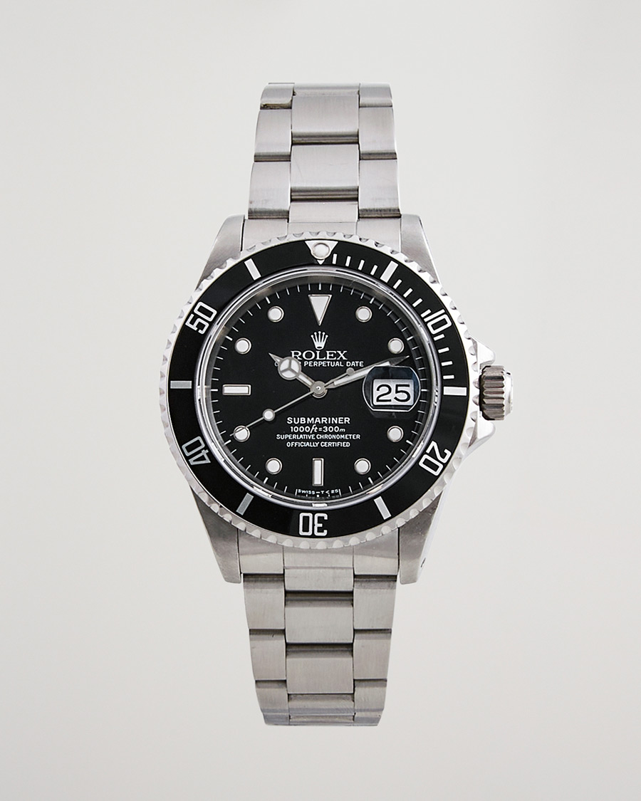Herren | Pre-Owned & Vintage Watches | Rolex Pre-Owned | Submariner Date 16610 Steel Black