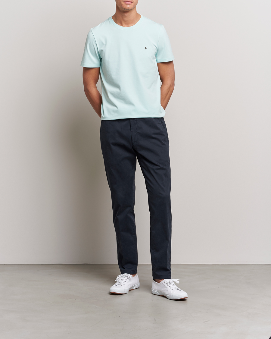 Herren | T-Shirts | Morris | James Cotton T-Shirt Turquoise