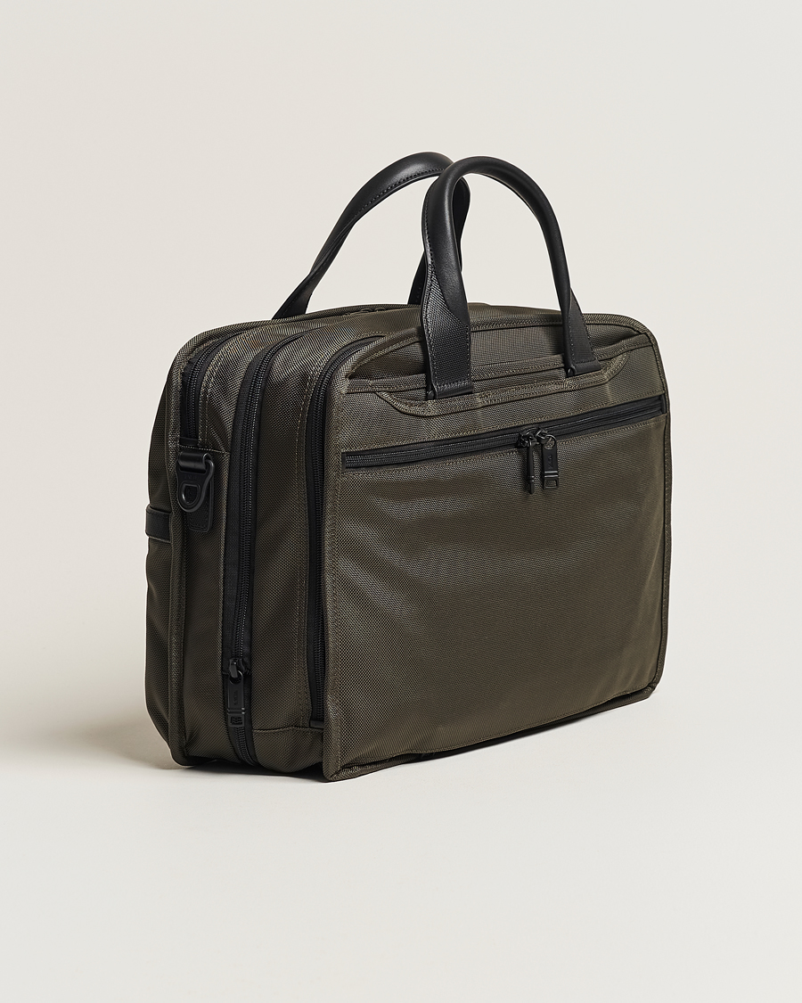 Herren | TUMI Alpha 3 Expandable Organizer Laptop Brief Olive Night | TUMI | Alpha 3 Expandable Organizer Laptop Brief Olive Night