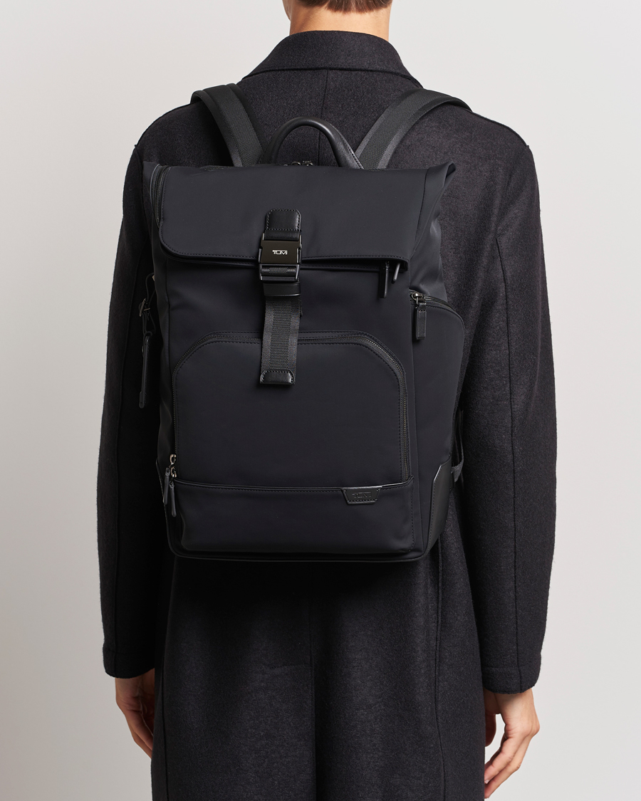 Herren |  | TUMI | Harrison Osborn Roll Top Backpack Black