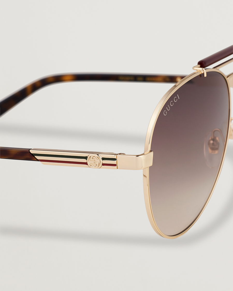 Herren | Sonnenbrillen | Gucci | GG1287S Sunglasses Havana/Gold