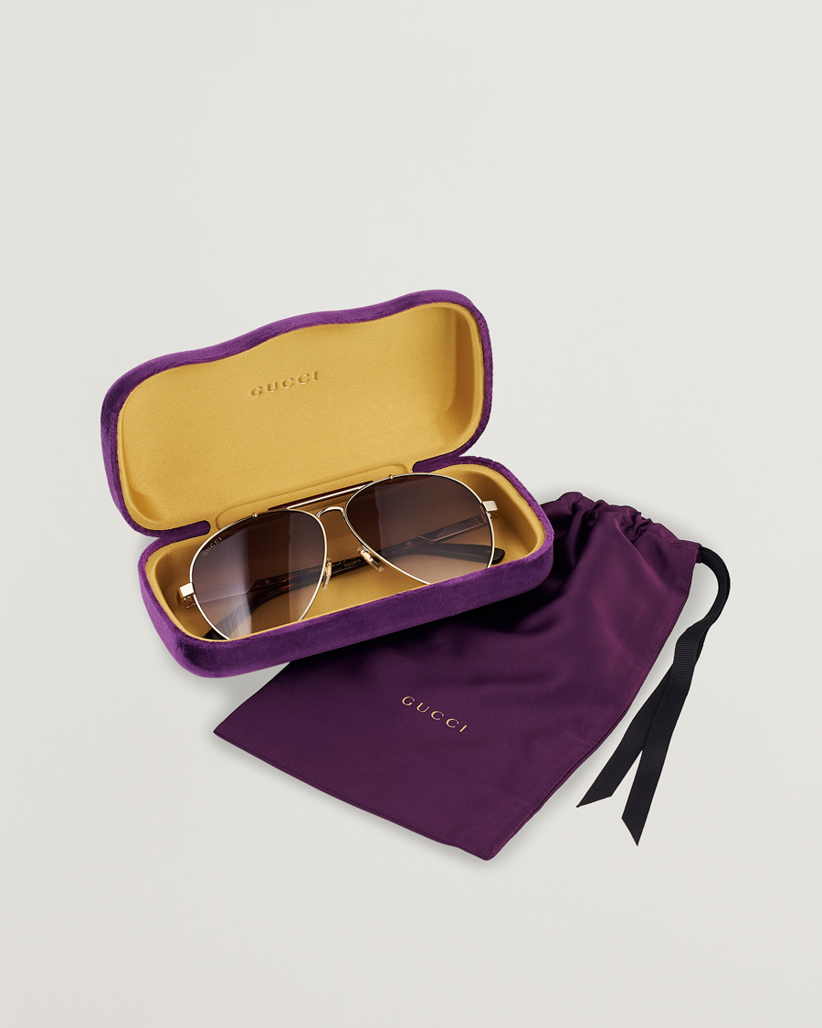 Herren | Sonnenbrillen | Gucci | GG1287S Sunglasses Havana/Gold