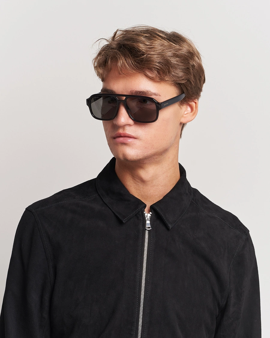 Herren | Sonnenbrillen | Gucci | GG1342S Sunglasses Black Smoke