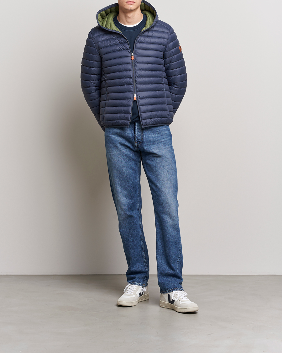 Herren | Jacken | Save The Duck | Duffy Lightweight Padded Hood Jacket Ombre Blue