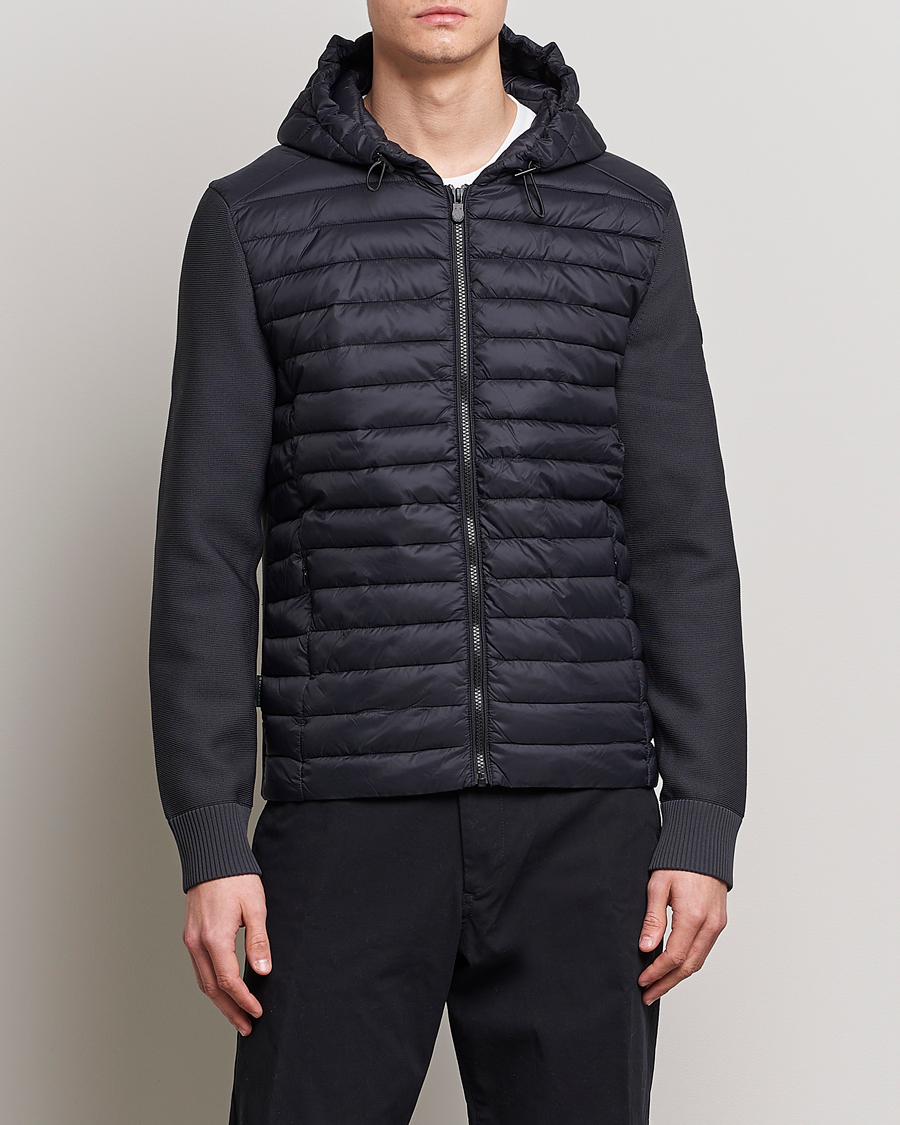 Herren | Hybridjackor | Save The Duck | Murilo Hybrid Hood Jacket Black