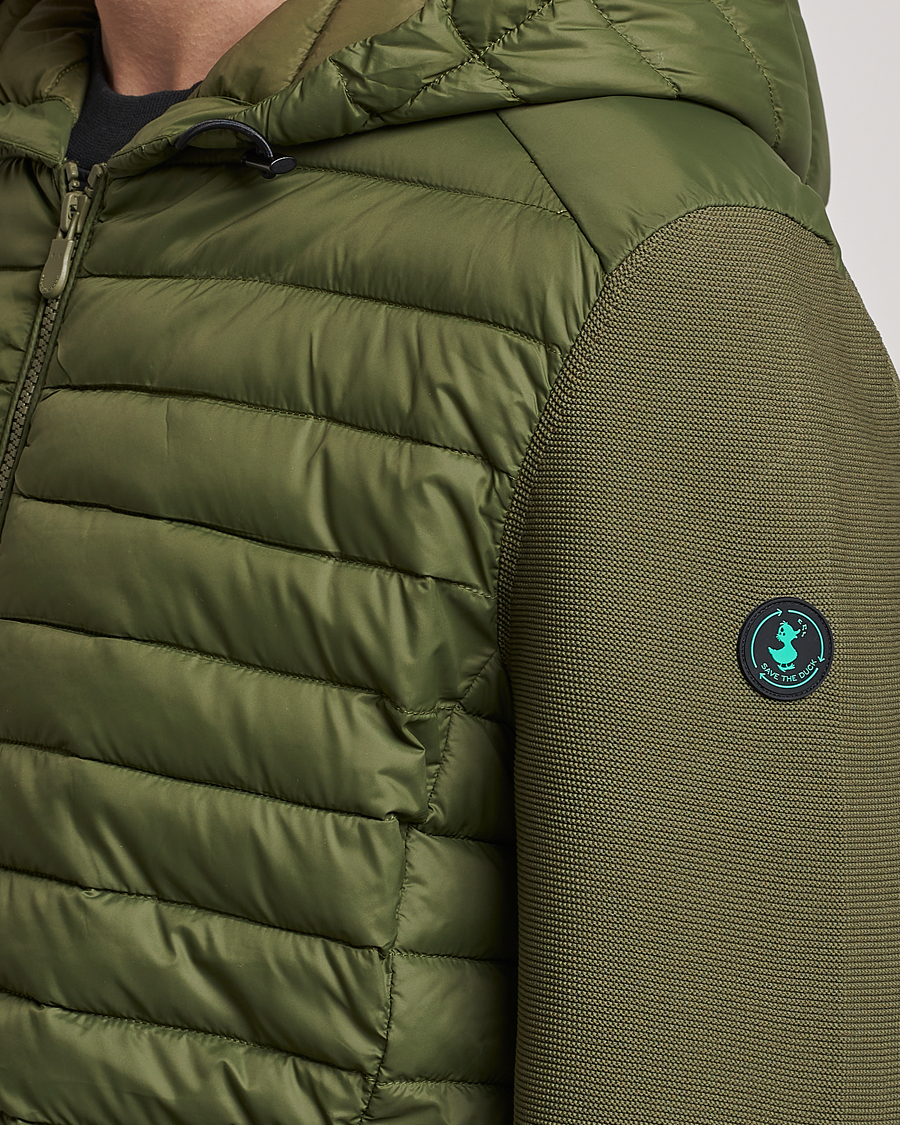 Herren | Jacken | Save The Duck | Murilo Hybrid Hood Jacket Dusty Olive