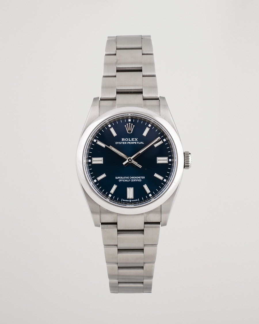Herren | Pre-Owned & Vintage Watches | Rolex Pre-Owned | Oyster Perpetual 36 126000 Steel Blue