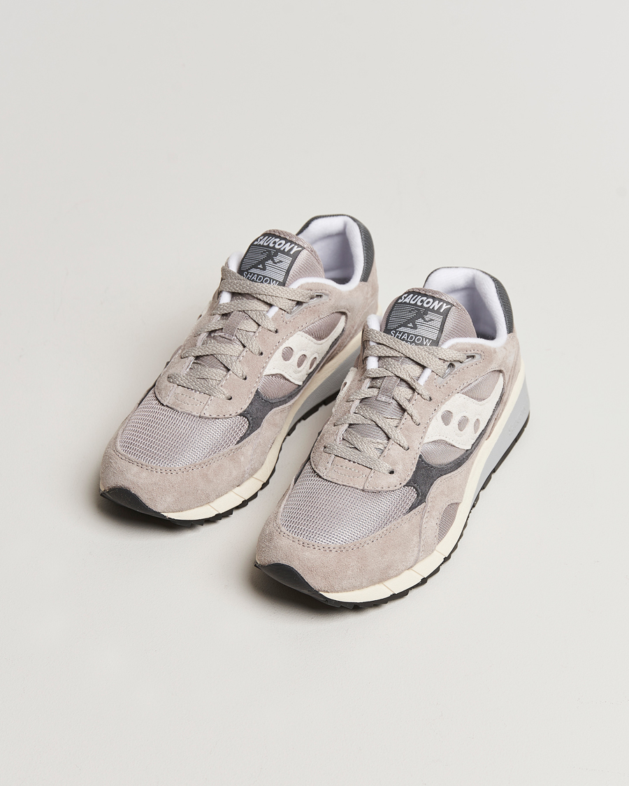 Herren | Wildlederschuhe | Saucony | Shadow 6000 Sneaker Grey/Grey