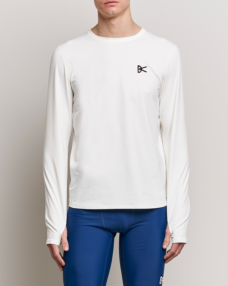 Herren | Langarm T-Shirt | District Vision | Deva-Tech Long Sleeve T-Shirt White