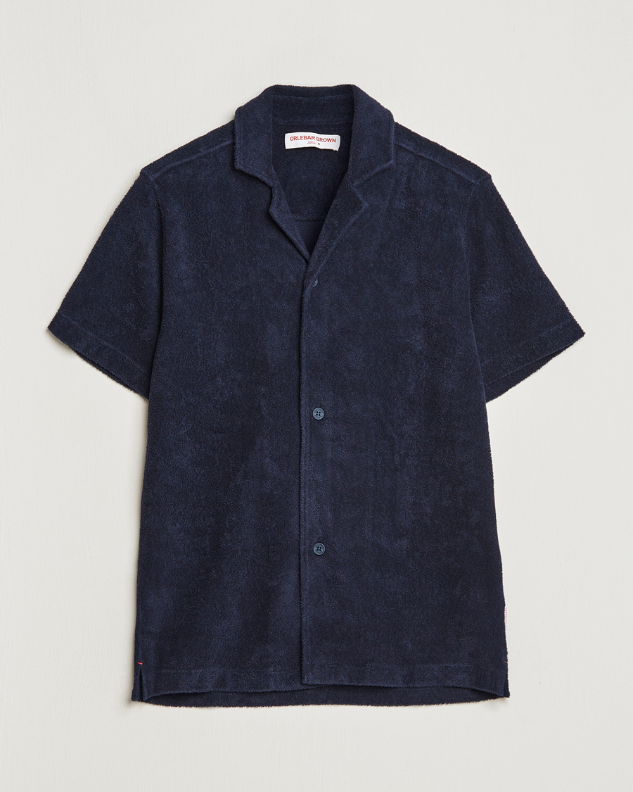 Herren | Hemden | Orlebar Brown | Howell Short Sleeve Terry Shirt Night Iris