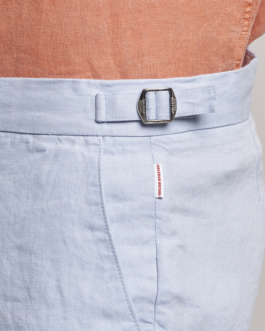 Herren | Shorts | Orlebar Brown | Norwich Linen Shorts Light Island Sky