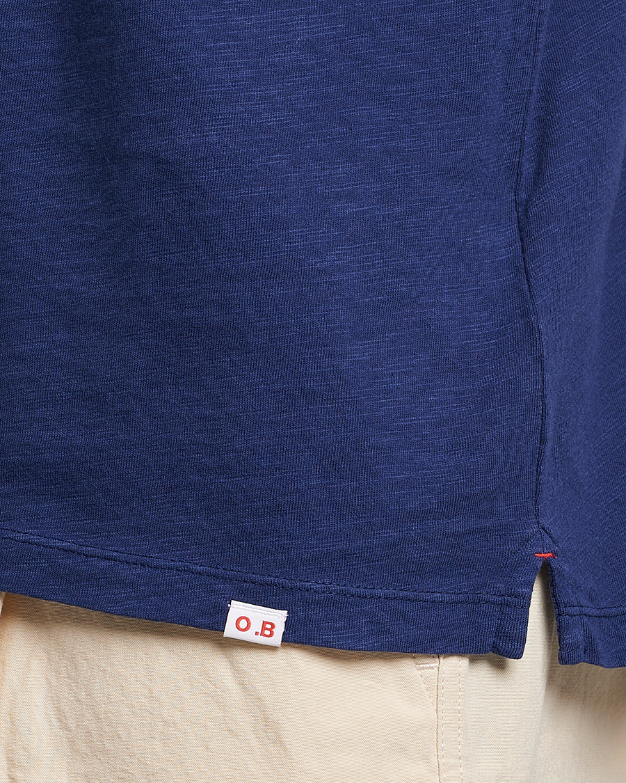 Herren | T-Shirts | Orlebar Brown | OB Classic Garment Dyed Cotton T-Shirt Lagoon Blue