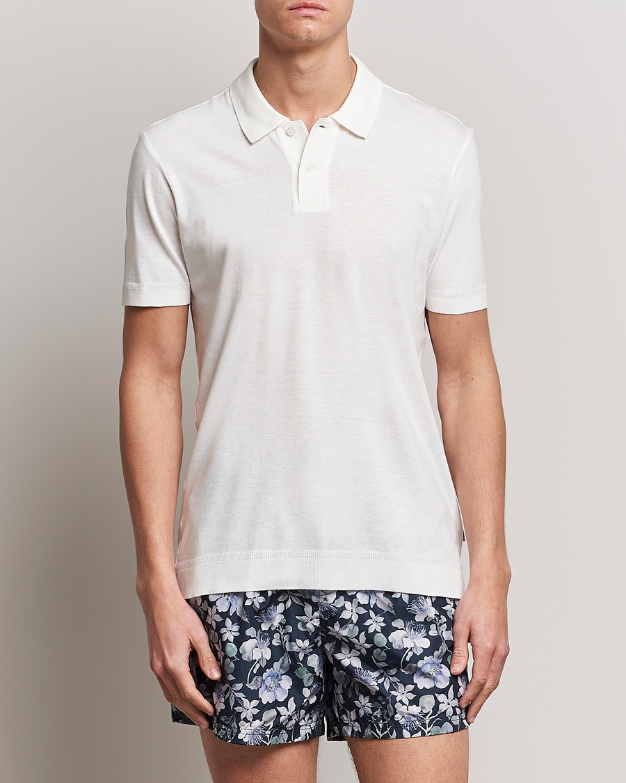 Herren |  | Orlebar Brown | Jarrett Knitted Rib Polo Sandbar