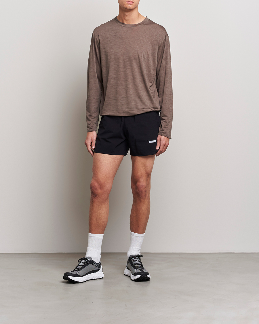 Herren | T-Shirts | Satisfy | CloudMerino Long Tee Warm Stone