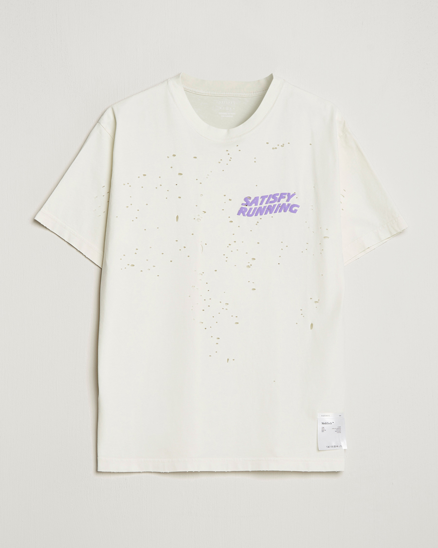 Herren | T-Shirts | Satisfy | MothTech T-Shirt Off White
